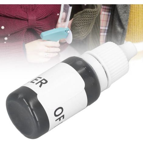 Recharge noire d'encre pour étiqueteuse de prix, 10ML, remplacement de carbone pour rouleau de Machine à étiquettes (1/5)