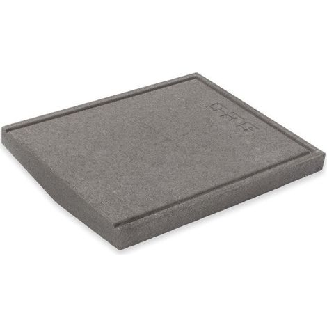Remate Cubremuros Segre - Goterón en 3 caras que evita filtraciones - 50 × 50 × 4,5 × 6,5 cm - Unidad - Gris