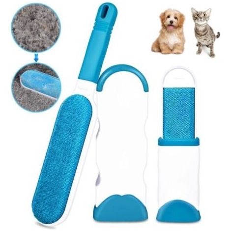 Brosse anti poil Bleu (1/4)