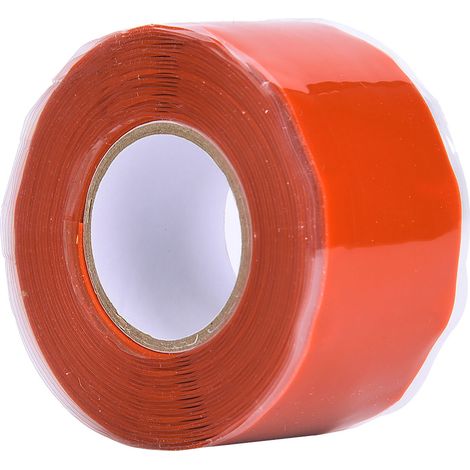 Wasserdichtes Klebeband mit starker Haftung für Reparaturen an PVC- und PPR-Rohren, weiß/rot (1/5)