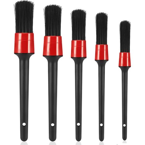 5 pack Auto Car Détails Brush Set, Automotive Detail Nettoying Bross pour nettoyer le baie du moteur (1/5)