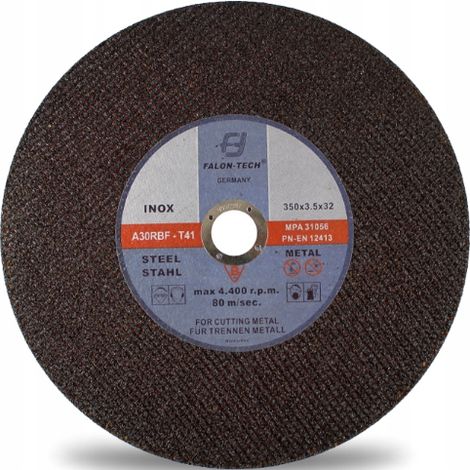 Disco de corte de metal 350 x 32 x 3,5 FALON TECH