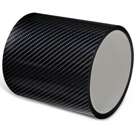 3 Stück Auto Einstiegsleisten Kantenschutz Aufkleber, Universelle Kfz-Aufkleber Schutzvorrichtung Aus 5d Carbon Faser Vinyl Schutzaufkleber für Auto Fahrrad Motorrad (5CM3M)