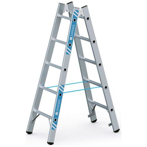 ZARGES Coni B - LM-Stehleiter 2 x 5 Sprossen (1/4)