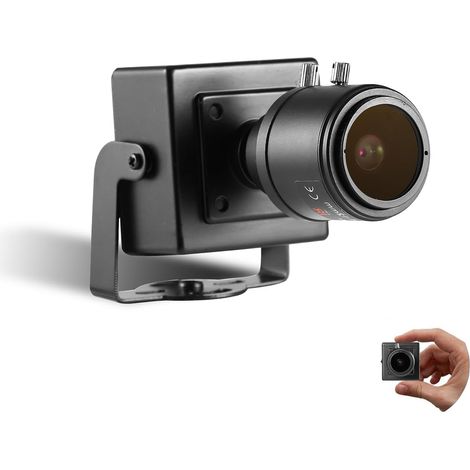 Mini Caméra PoE 5MP, Ultra HD 2880x1620P 2.8-12mm Zoom Camera, Caméra réseau compacte pour la sécurité intérieure, P2P Visualisation à Distance Flux RTSP Contrôle Web (I712-P-TS) (1/5)