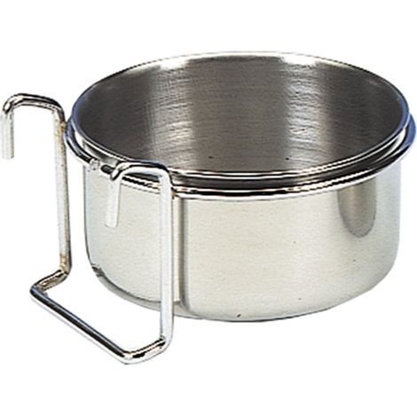 Nobby Edelstahl-Vogelfutterhaus + 2 Haken 0,90 L 15 cm (1/2)