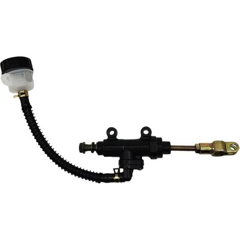 Pédale de pompe de frein arrière hydraulique pour moto et quad (noire) (1/2)