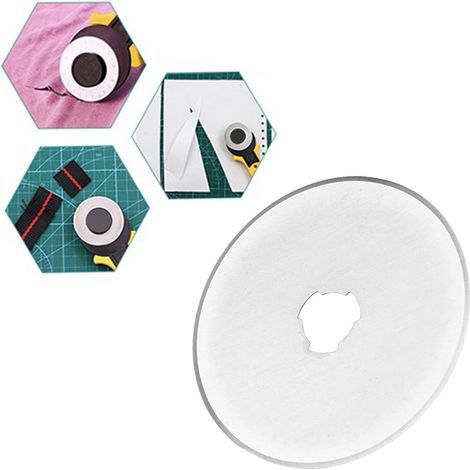 10-teiliges Ersatzset für Rotationsklingen mit Rollenrad, 45 mm, Zubehör für Rotationshandwerkzeuge (1/5)