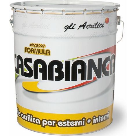 Idropittura Lavabile Acrilica Casabianca Laiv col. Bianco 14 Lt.