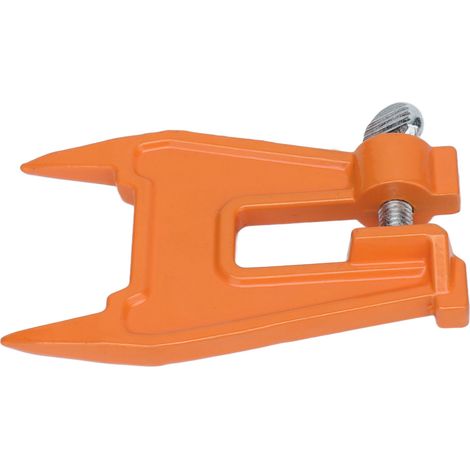 Étau à affûter les chaînes de tronçonneuses - Bonne fixation - Petit, portable, compact et léger - Étau d'affûtage pour l'exploitation forestière (1/5)