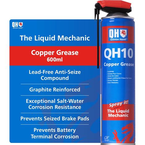 Quinton Hazell QH10 Grasso al Rame 600 ml – Alte Temperature Fino a 1100°C, Antigrippante Universale (1/5)