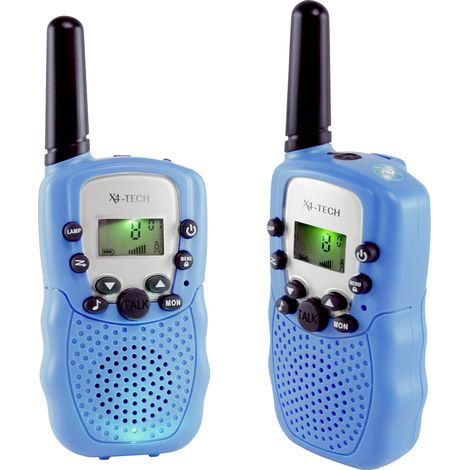 Lived non food GmbH X4-TECH Walkie Talkie 2er Set blau (1/3)