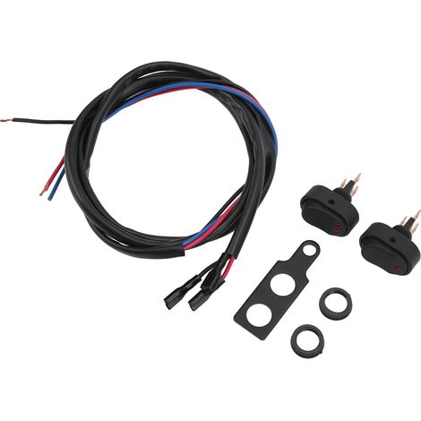 Interrupteur à bascule 12V 30A 3P SPST avec voyant LED rouge étanche, pour voiture, camion, bateau, moto - Commutateur marche/arrêt robuste. (1/5)
