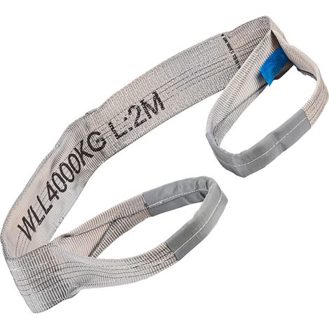KesTek Hebeband 4t 2m Bandschlinge Hebegurt Lastschlinge Tragegurt 4000kg (1/5)