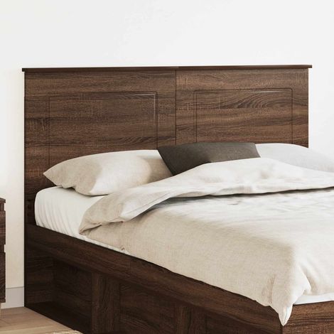 vidaXL Cabecero Roble marrón 100 cm Madera de ingeniería (1/5)