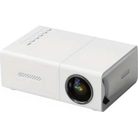 Mini-Projektor 1080P HD Tragbarer Multimedia-Projektor USB HD Multimedia-Schnittstelle Unterstützung für Heimkino