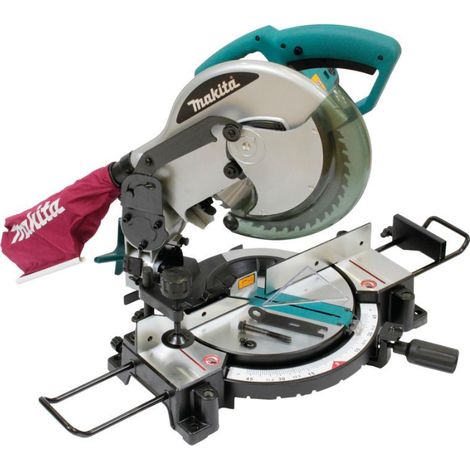 Makita – Scie à onglet 1500W MLS100N – Lame Ø 255 mm – Profondeur de coupe 75 x 130 mm – Vitesse 4200 tr/min – Pour bois dur et teck (1/10)