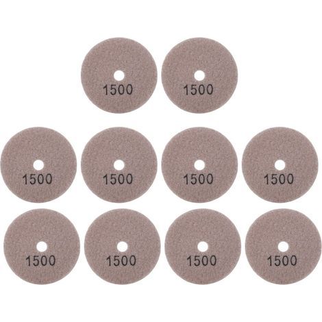 10-teiliges Set Diamantpolierpads, 3-Zoll-Diamantpolierpads für Keramikstein (1/5)