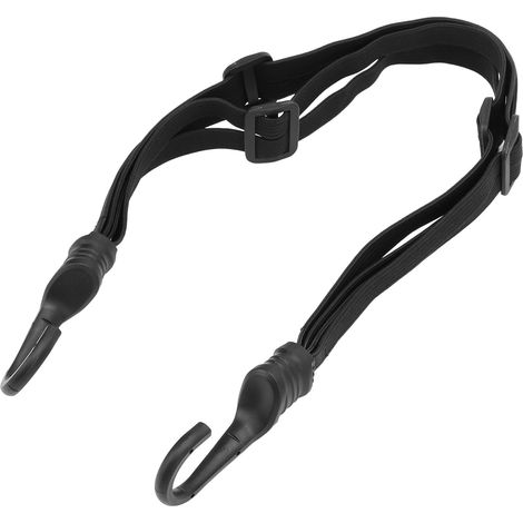 Cordon élastique pour casque de moto et bagages, 60 cm, haute élasticité et réglage flexible. (1/5)