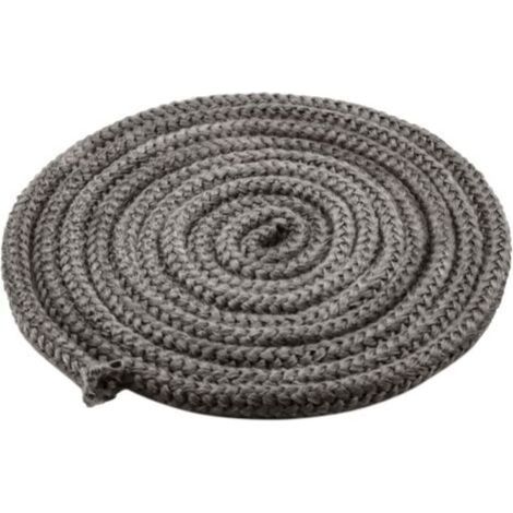 Joint haute température 10 mm x 4 m – Corde en fibre de verre ignifuge – Résistance 450-550 ℃ – Pour cheminées, fours, chaudières (1/5)