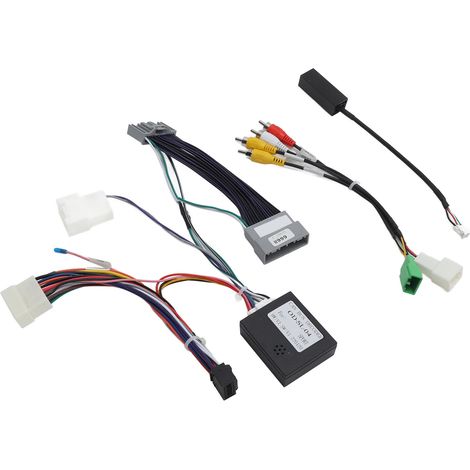 Câble de Puissance Audio Voiture 16 Broches avec Boîtier Canbus pour Mitsubishi Pajero Outlander 4X4 2014‑2020