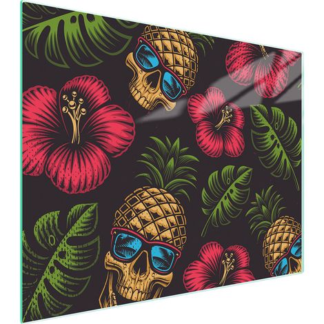 Glasschneidebrett 52x40 Ananas (1/5)