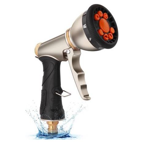 Pistolet Arrosage Jardin - Manuel, Buse Tuyau, Pelouse, Jardin, Plantes, Extérieur, Maison, Voiture