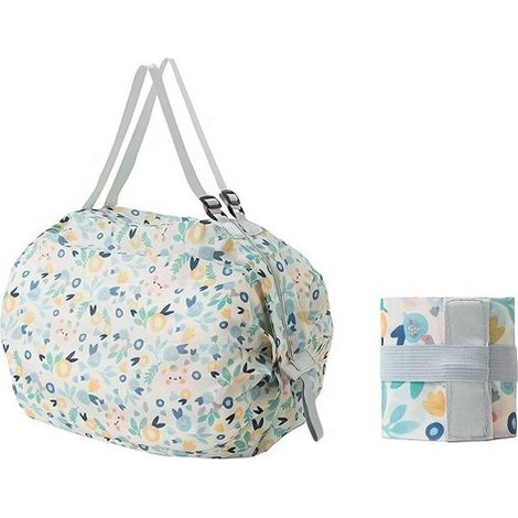 Bolsa de compras – Compacta y plegable – Unisex – Talla para adultos – Bolsa de compras plegable – Estilo E (1/5)