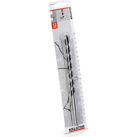 Punta per calcestruzzo kreator carbide beton 12 mm 200 mm