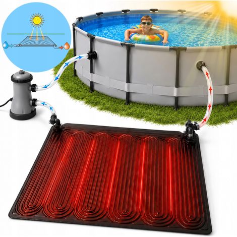 Tapis solaire pour piscine, panneau chauffant solaire, capteur pour chauffe-piscine (1/5)