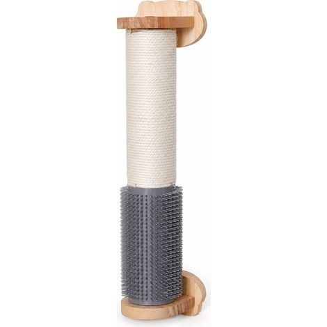 Griffoir pour chat en ficelle blanc nuages 41,5 x 11 cm (1/5)