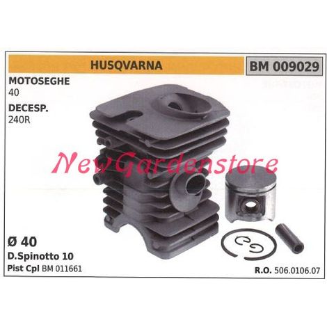 Segmentos cilindro pistón motor motosierra HUSQVARNA 40 009029