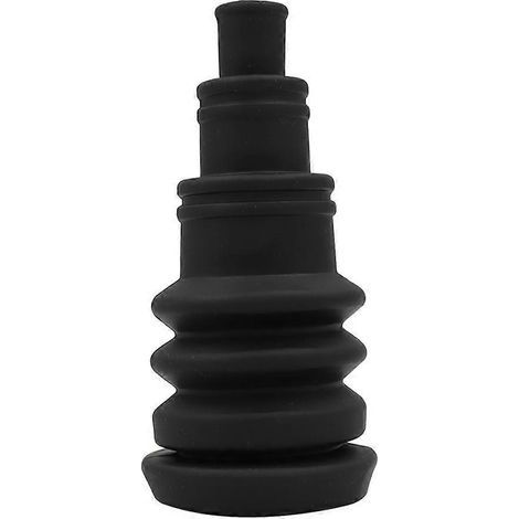 Gummidurchführung für Spritzwandkabel, 3/8" bis 1" Gummiring für Kabel – 16 x 9 cm – Schwarz (1/4)