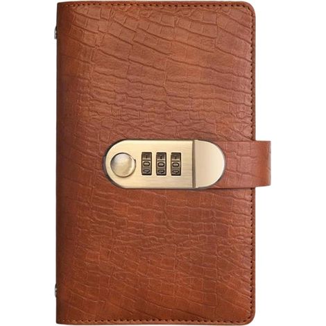 Cartera vintage de 7,01 x 4,33 pulgadas, con candado de combinación, ideal para dormitorios o para salir.