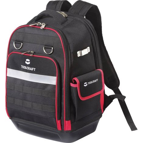 TOOLCRAFT TO-10207233 Professionale Zaino porta attrezzi vuoto (L x A x P) 35 x 45 x 23 cm