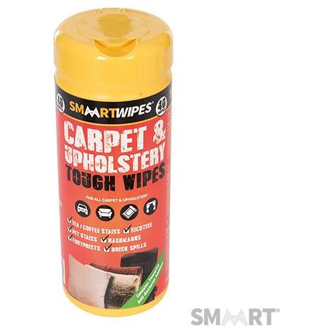 Salviette detergenti ultra resistenti speciale tappeti e tappezzerie 40 pezzi SMARTWIPES