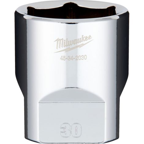 Chiave a bussola Milwaukee 4932480027 finitura cromo design four flat (1/2)