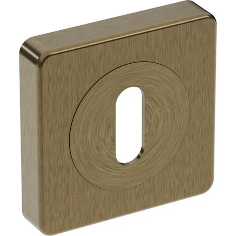 Placa inferior PLT24-NK, oro antiguo, cuadrada (1/2)