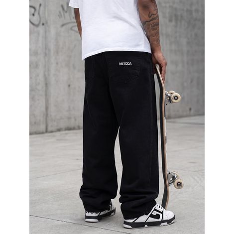 Jeans larghi da uomo Method Sport Name, taglia XL, neri. (1/5)