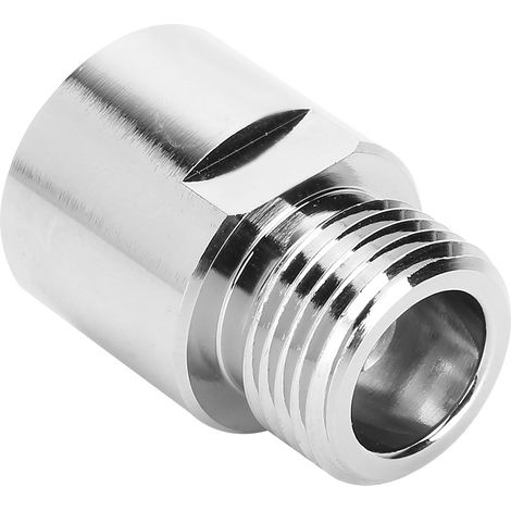 Ortviai Adaptateur CO2 pour machine à eau gazeuse – filetage femelle TR21-4 vers mâle CGA320, en laiton chromé (1/4)