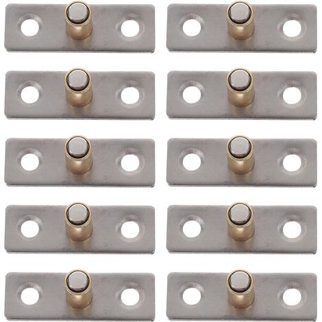 lot de 10 guide de sol pour porte de grange coulissante, acier (1/5)