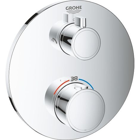 Grohe Einhebel-Wannenmischer Unterputz-Dusche, Chrom (24076000)