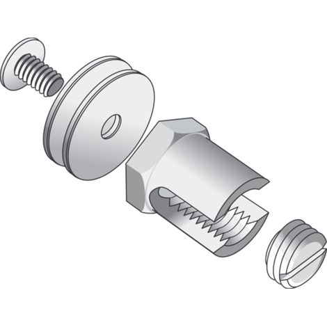 borne laiton - pour chemin de cable - 6 x 35 - fil - cablofil 585397