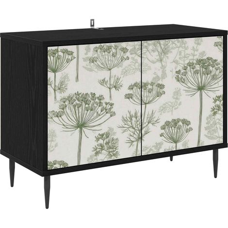 Mobile TV GOTHA 69 x 33 x 50,5 cm Rovere Nero vidaXL (1/5)