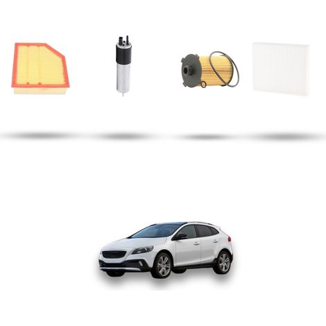 Kit tagliando 4 filtri compatibile con Volvo V40 II V40 Cross Country Dal 2.0 D4 140kw 2014 (1/5)