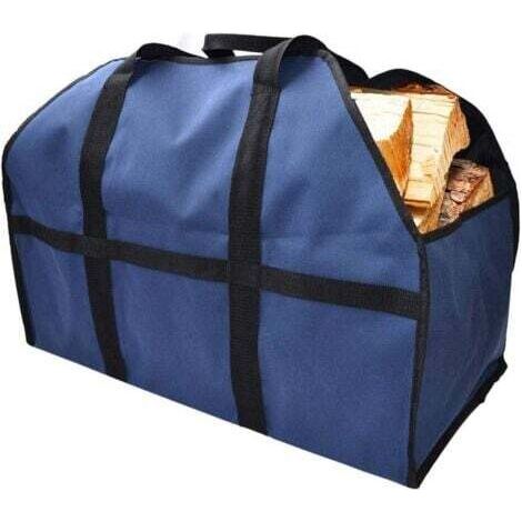 BARKBUSTERSSac de transport pour bois de chauffage, sac de rangement en toile pour bois de chauffage, support pour bûches de cheminée, sac fourre-tout pour out (1/4)