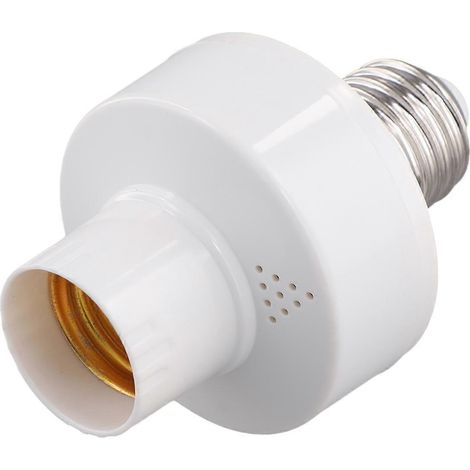 Adaptateur pour ampoules connectées à commande vocale E27 - Culot E27 pour lampe LED (1/5)
