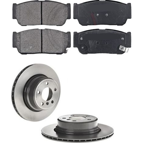 KIT FRENI POSTERIORI compatibile con SSANGYONG RODIUS II - DISCHI + PASTIGLIE OEM: P 30 057 / 17476 /SOSTITUZIONE DIRETTA/BASSA POLVERE/SILENZIOSO (1/5)