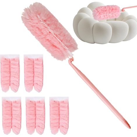 Baguette dépoussiérante Outils de Nettoyage portatifs lavables à tête  Plumeau pliable pour meubles Maison bureau voiture meubles sol lit canapé clavier (1/5)