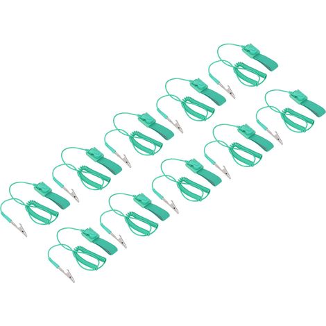Bracelets antistatiques en PU câblés, vendus par paquets de 10. (1/5)